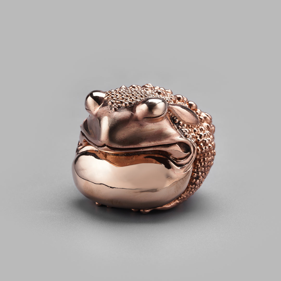 Wisdom Fortune Toad Figurine, Lucky Toad Statue
