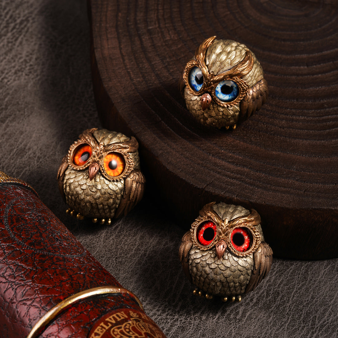 Metal Owl Decor Figurine