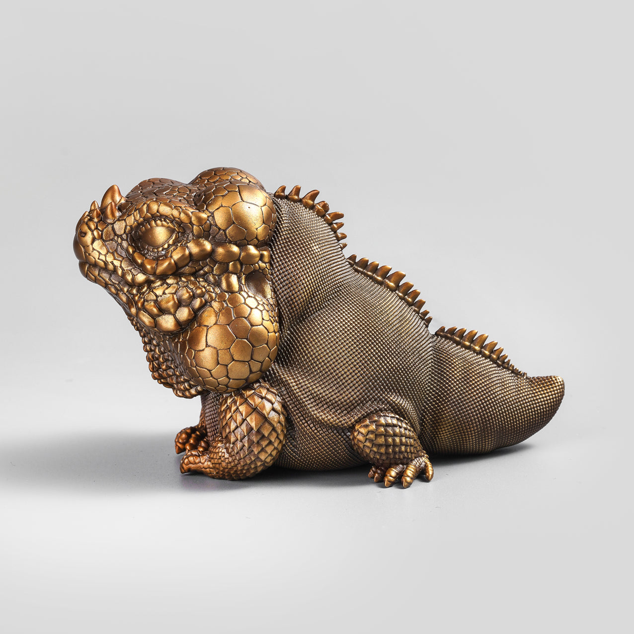 Rhinoceros iguana Bronze Statue