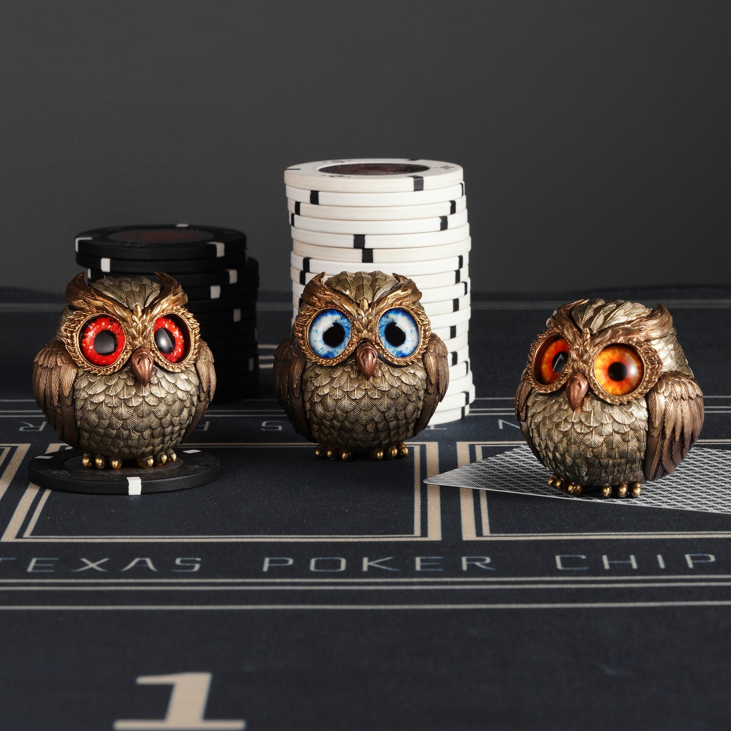 Poker Card Protectors Lucky Owl