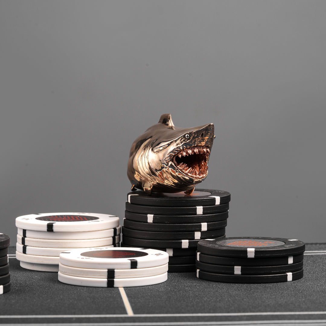 Poker Card Guard Poker Card Protector Fierce Shark - I Am Fish Lover