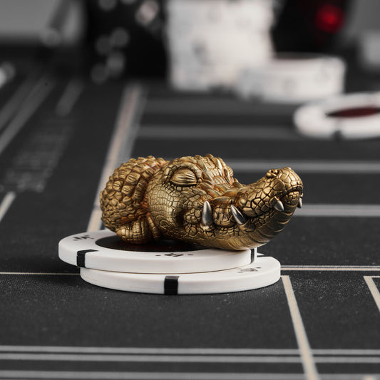 Poker Card Guard Poker Card Protector Fortune Crocodile - Snap Up Your Luck