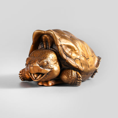 Galapagos Tortoise Bronze Statue