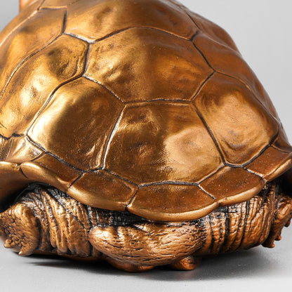 Galapagos Tortoise Bronze Statue