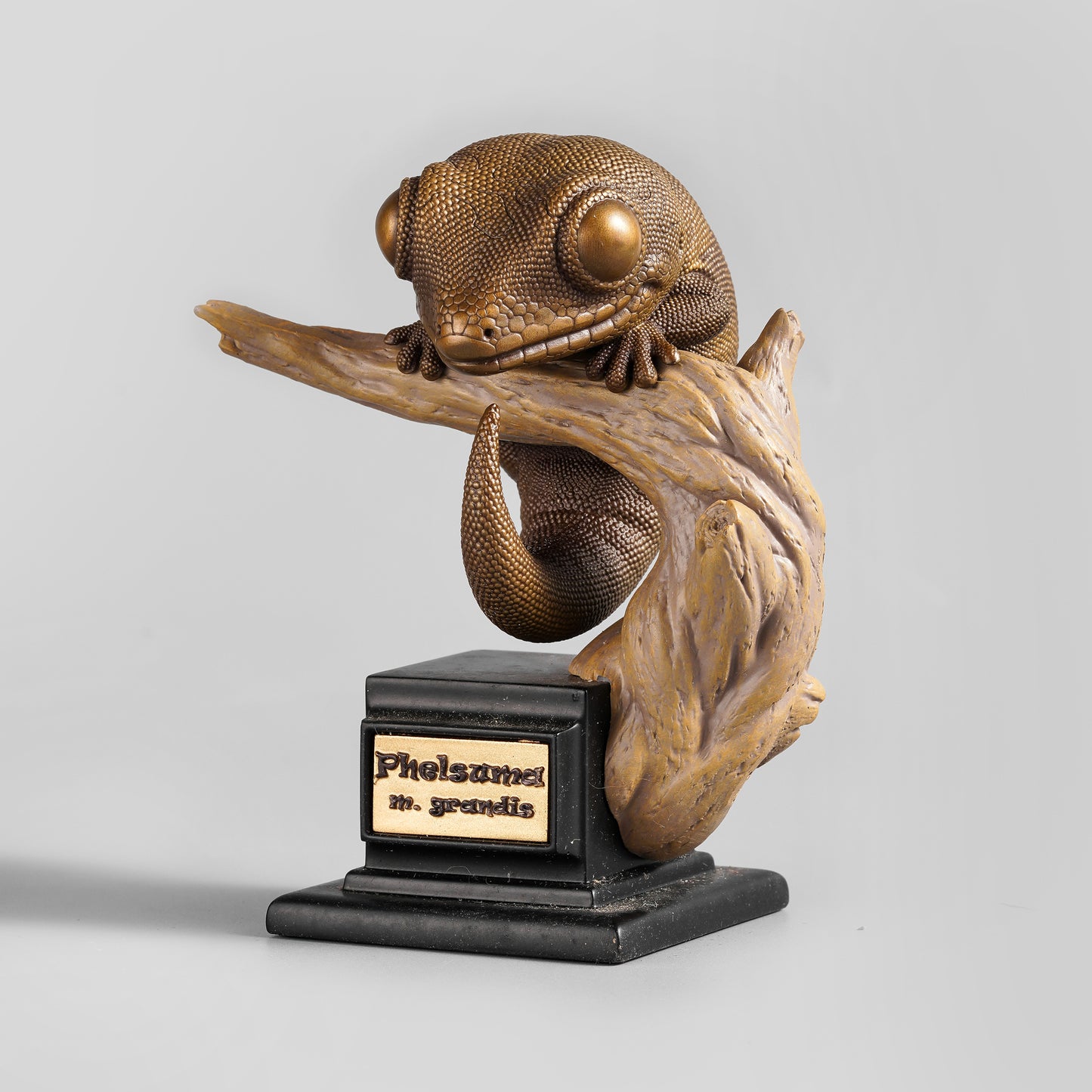 Bronze Madagascan Day Gecko Sculpture