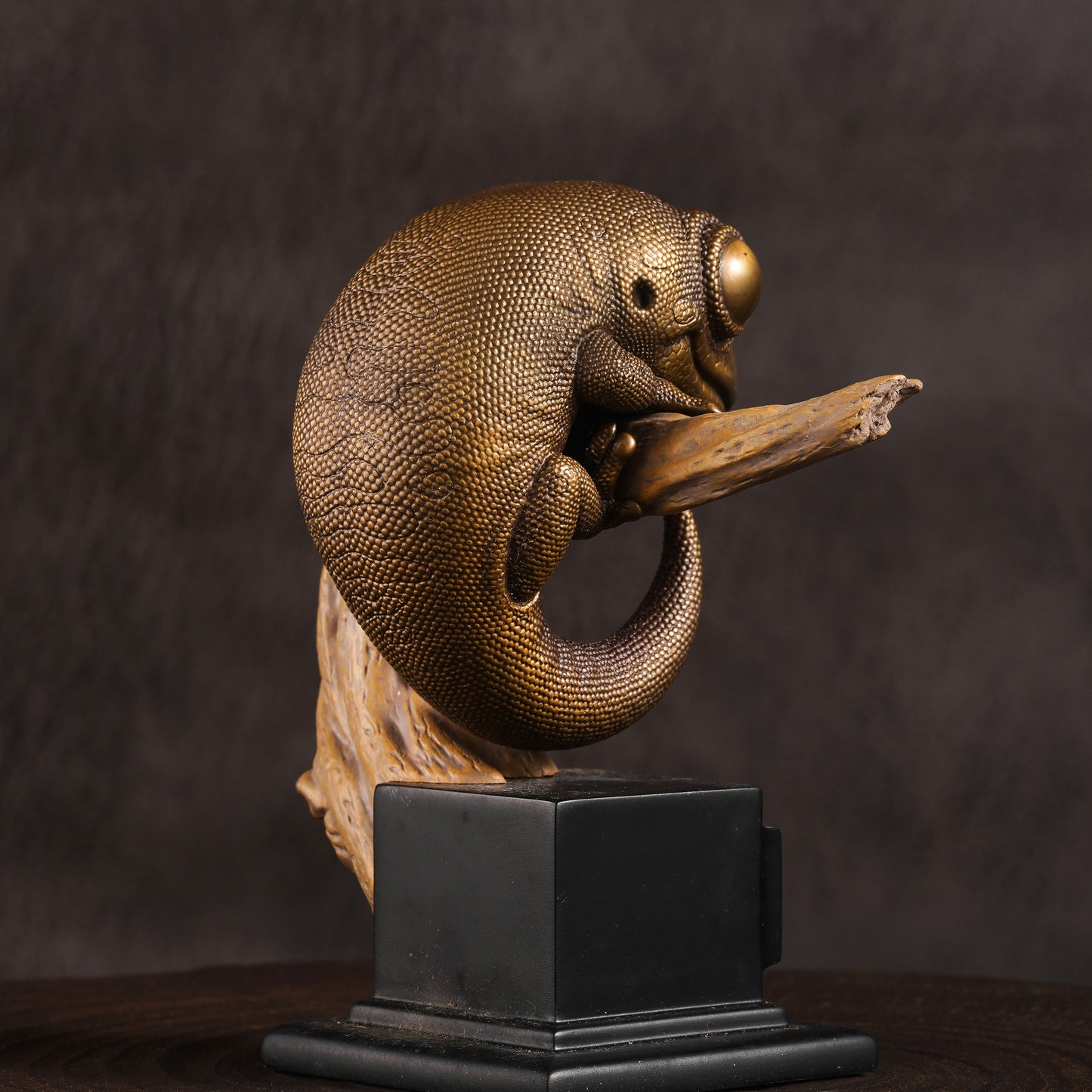 Bronze Madagascan Day Gecko Statue