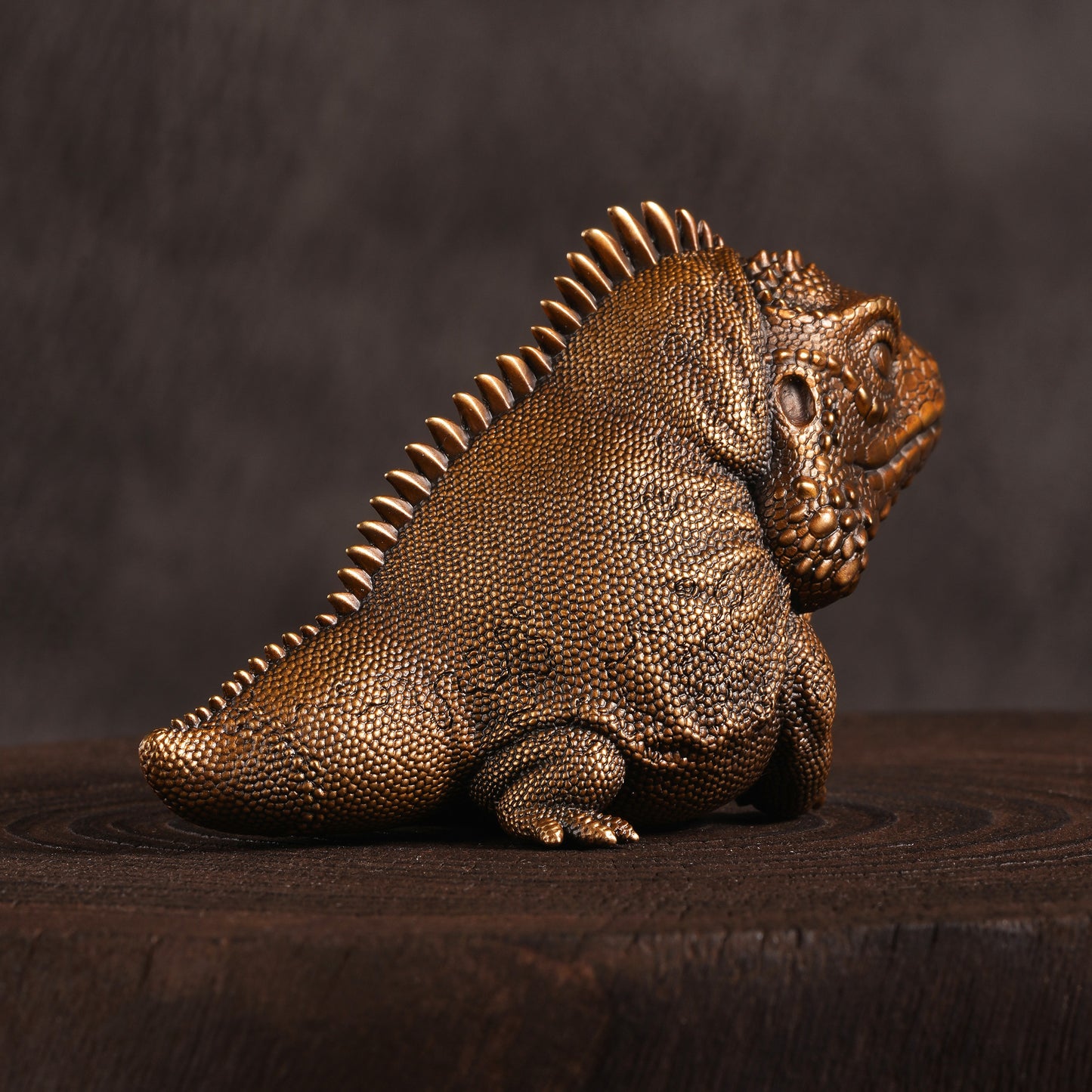  bronze grand cayman blue iguana decor