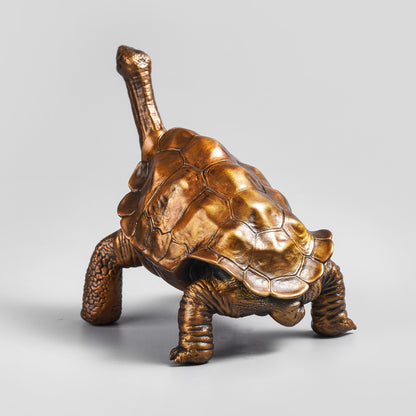 Galapagos Tortoise Bronze Statue