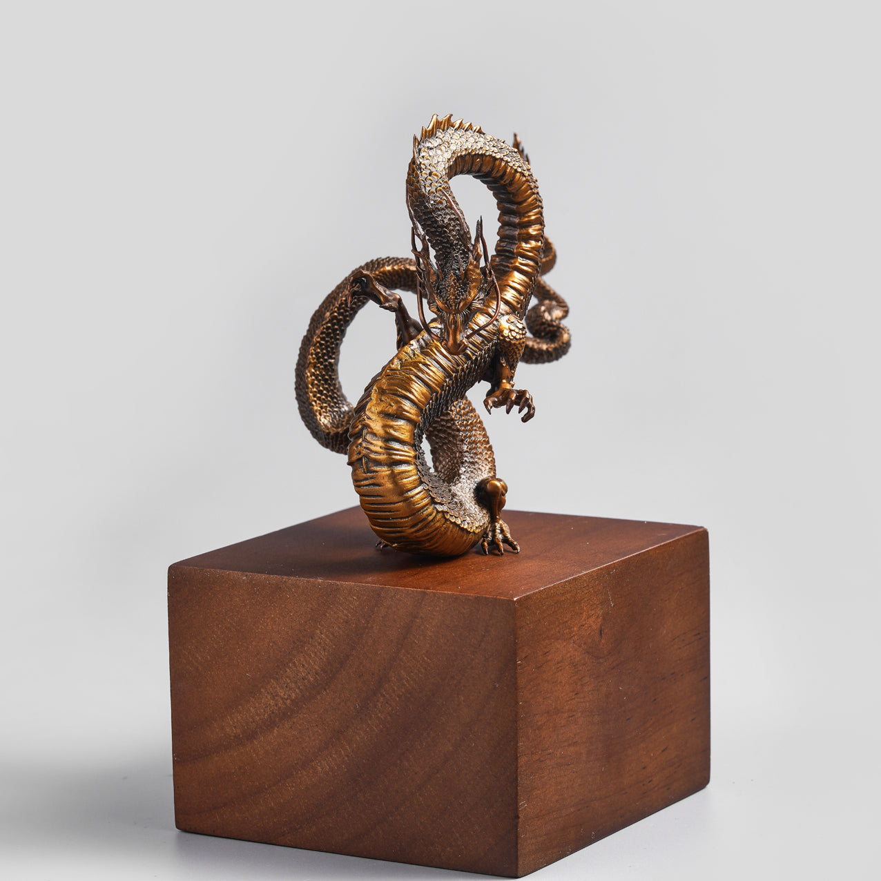 Soaring Dragon Bronze Statue