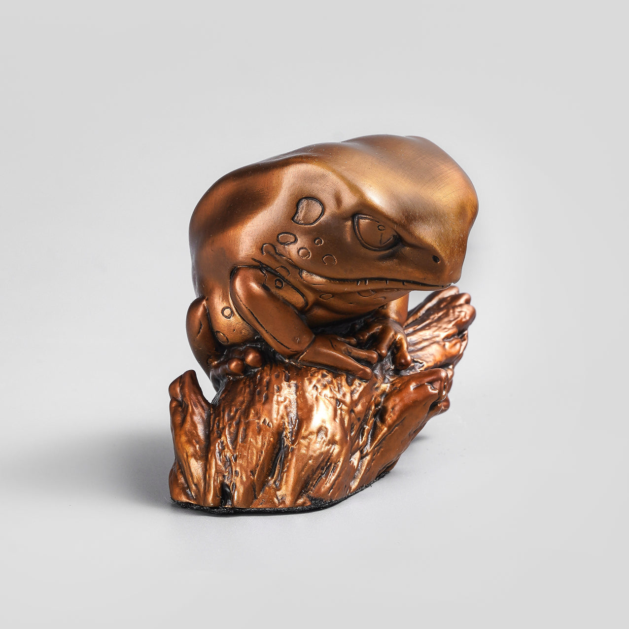 Monkey Tree Frog Bronze Statue