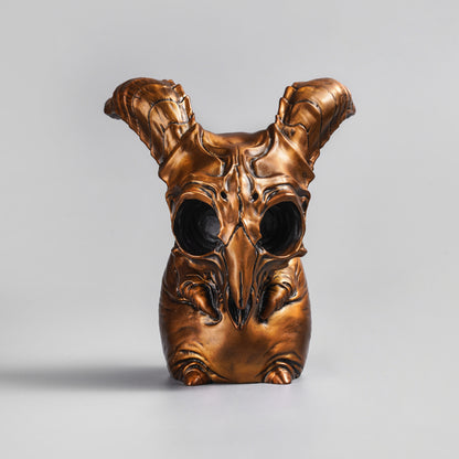 Demon Ram Bronze Statue