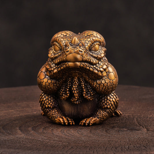 Rhino Iguana Bronze Statue