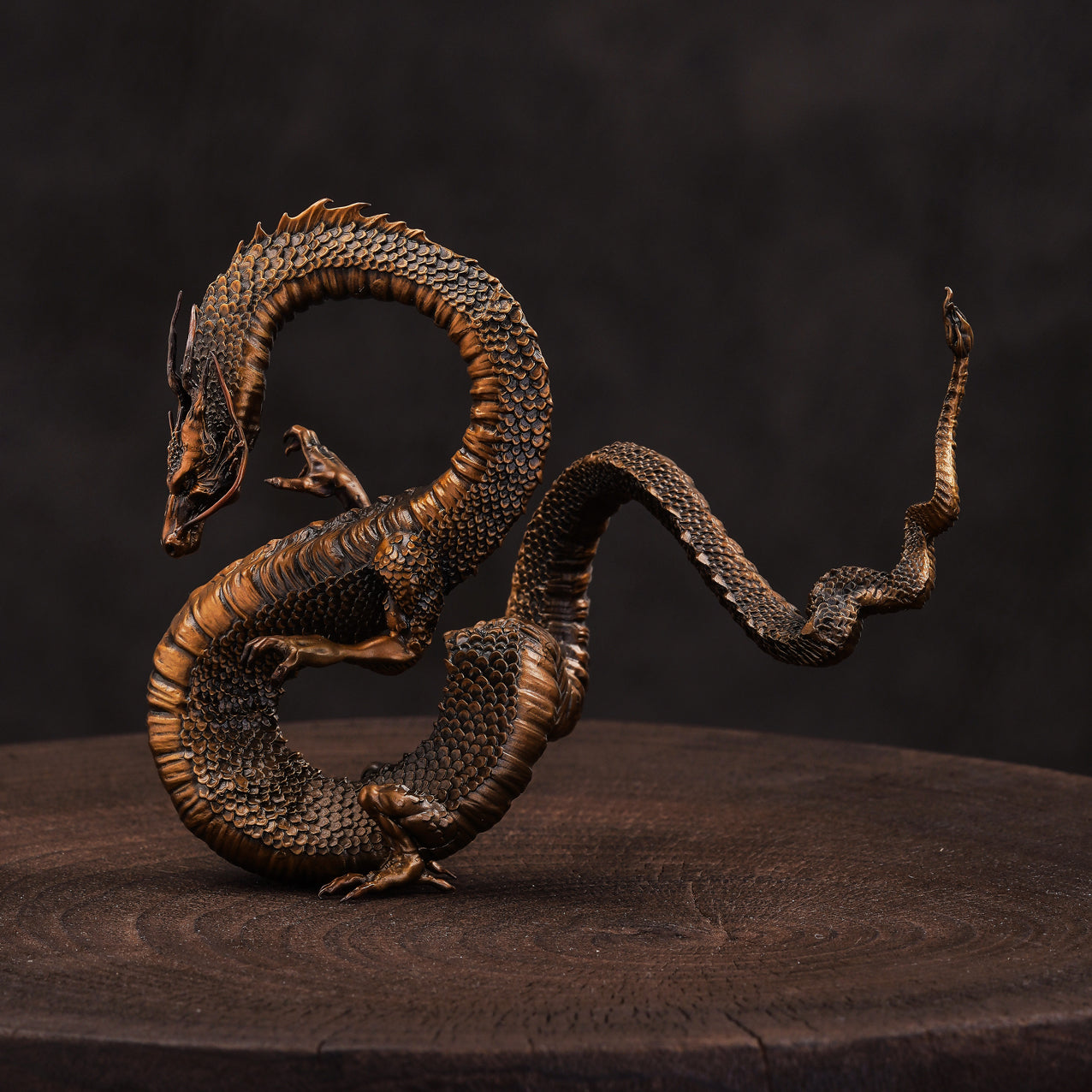 Soaring Dragon Figurine