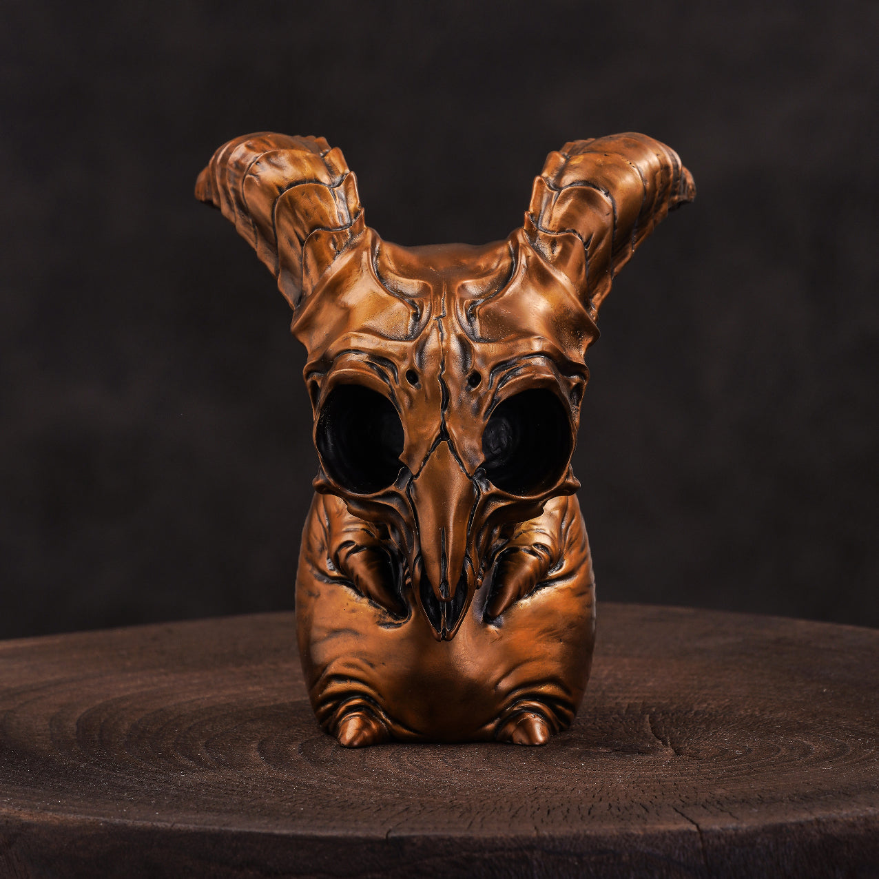 Demon Ram Bronze Statue