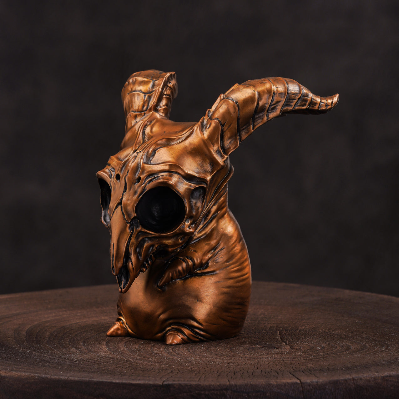 Demon Ram Bronze Statue