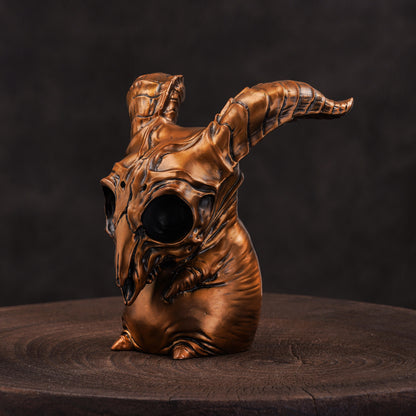 Demon Ram Bronze Statue