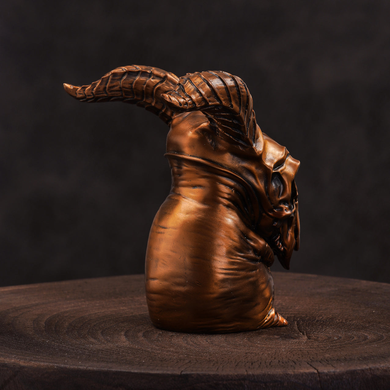 Demon Ram Bronze Statue