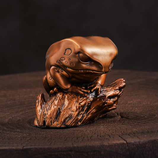 Monkey Tree Frog Bronze Statue