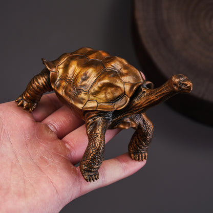Galapagos Tortoise Bronze Sculpture