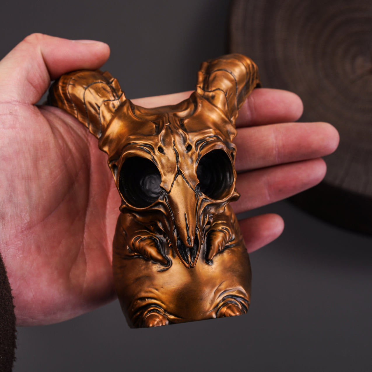 Demon Sheep Bronze Statue