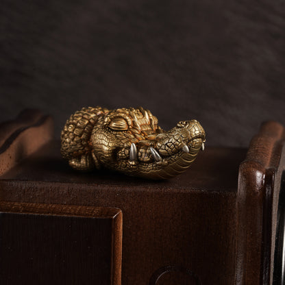 Fortune Crocodile figurine - Snap Up Your Luck