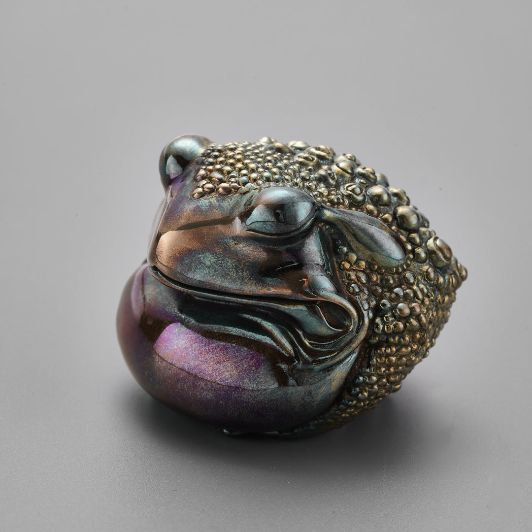 Wisdom Fortune Toad Figurine, Lucky Toad Statue