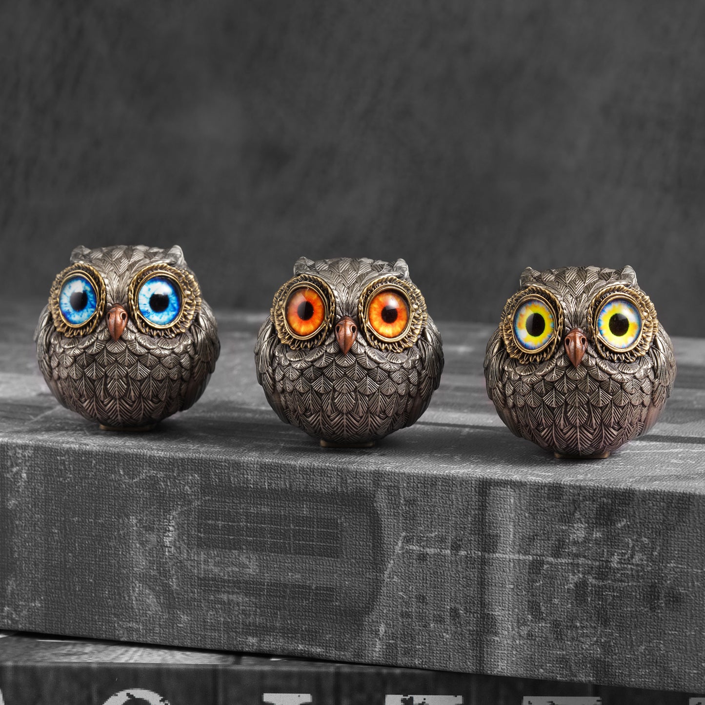 Bronze Wise Watcher Lucky Owl Figurine