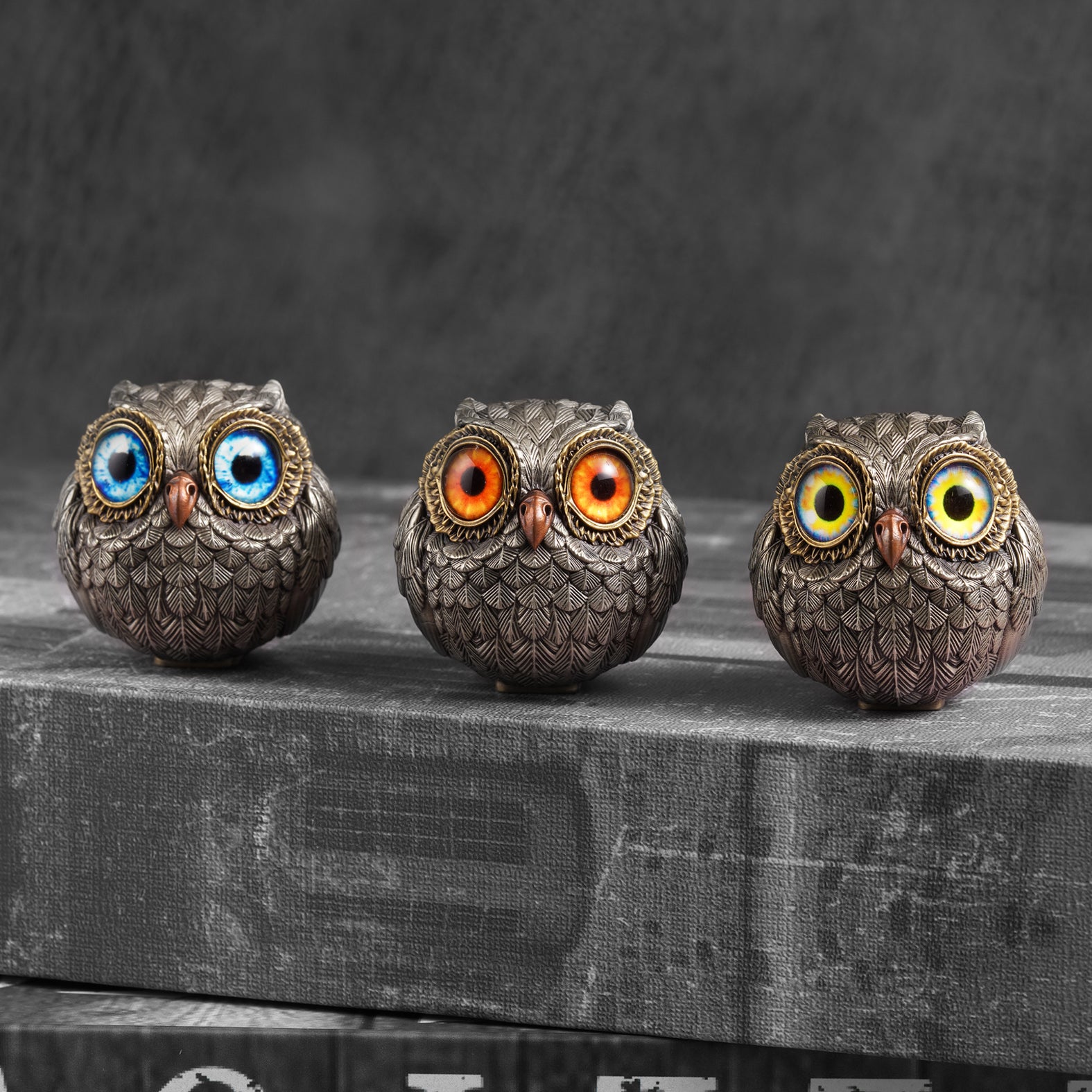 Bronze Wise Watcher Lucky Owl Figurine