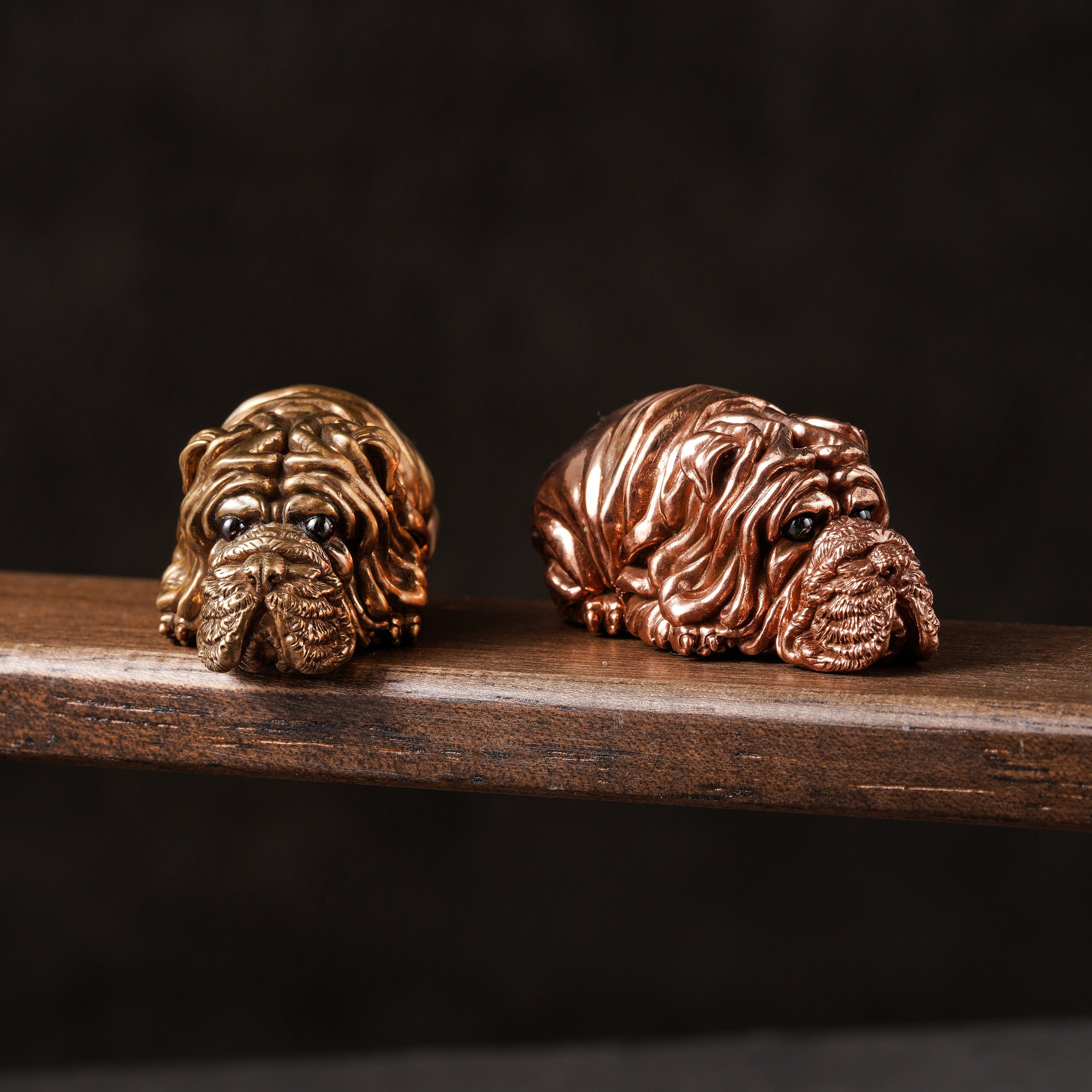 Shar Pei Dog Bronze Figurine – Luckon Craft