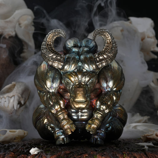 Minotaur Bull Bronze Statue