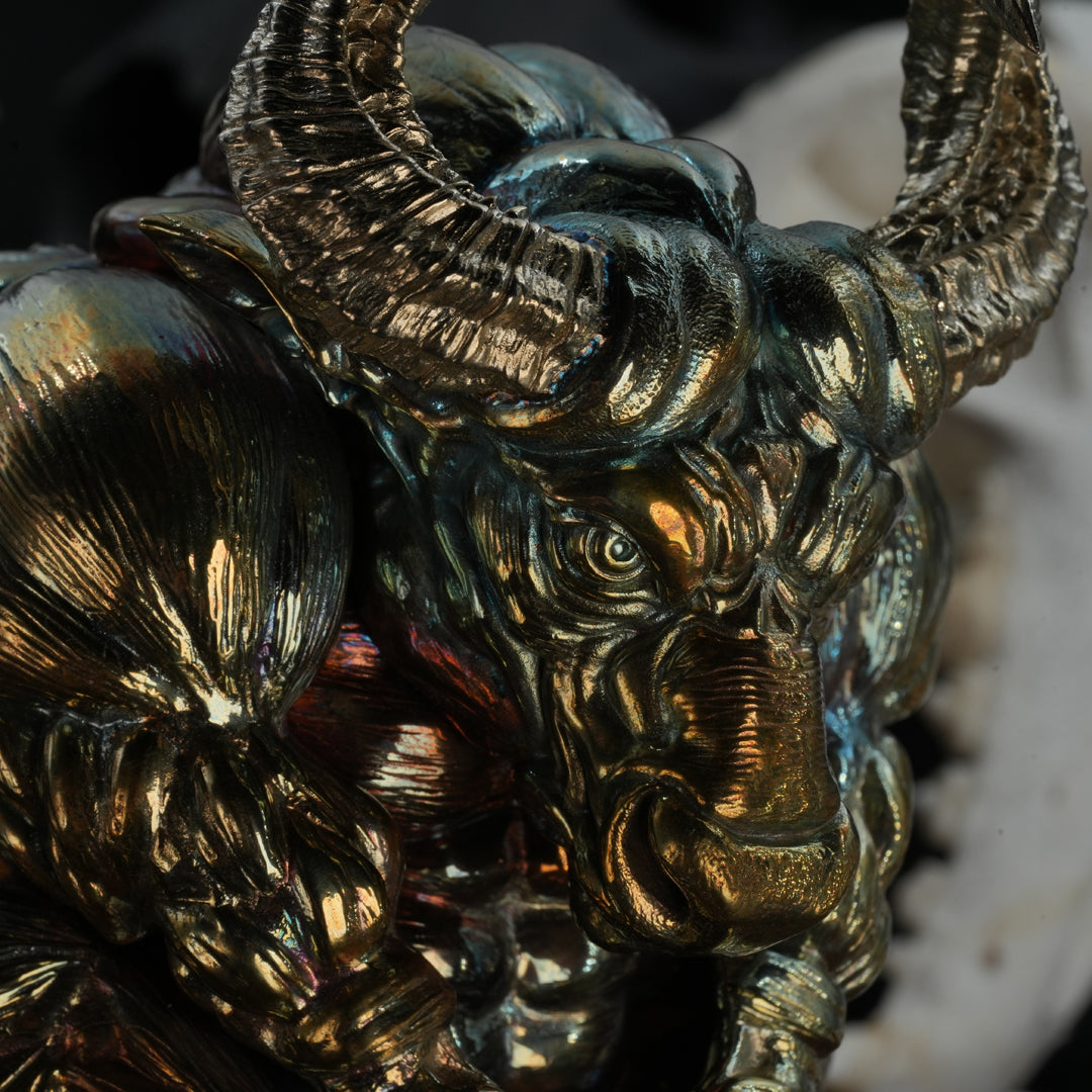 Minotaur Bull Bronze Statue