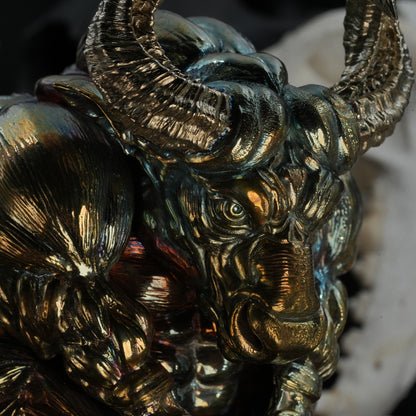Minotaur Bull Bronze Statue