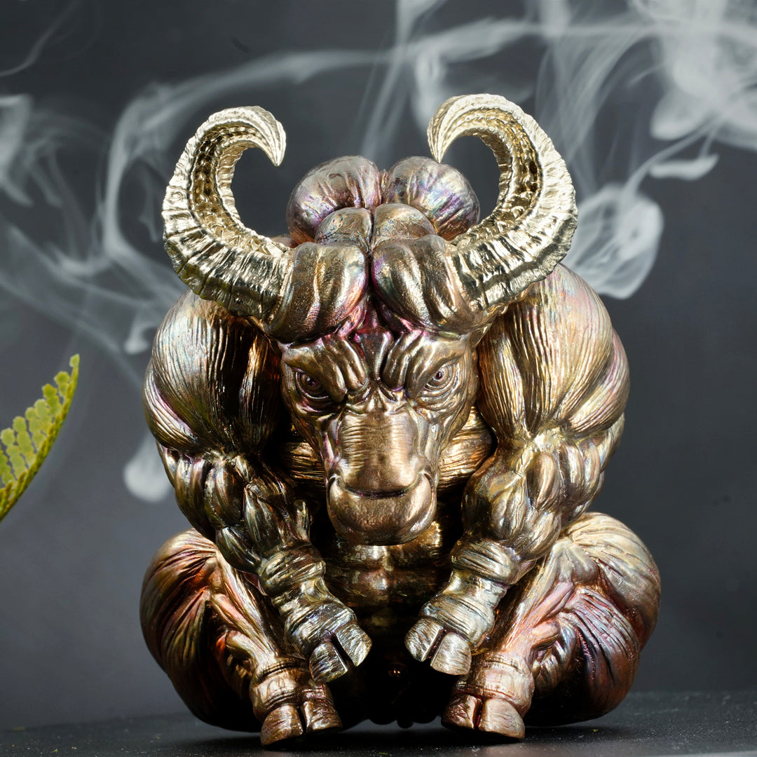 Minotaur Bull Bronze Statue