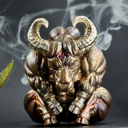 Minotaur Bull Bronze Statue