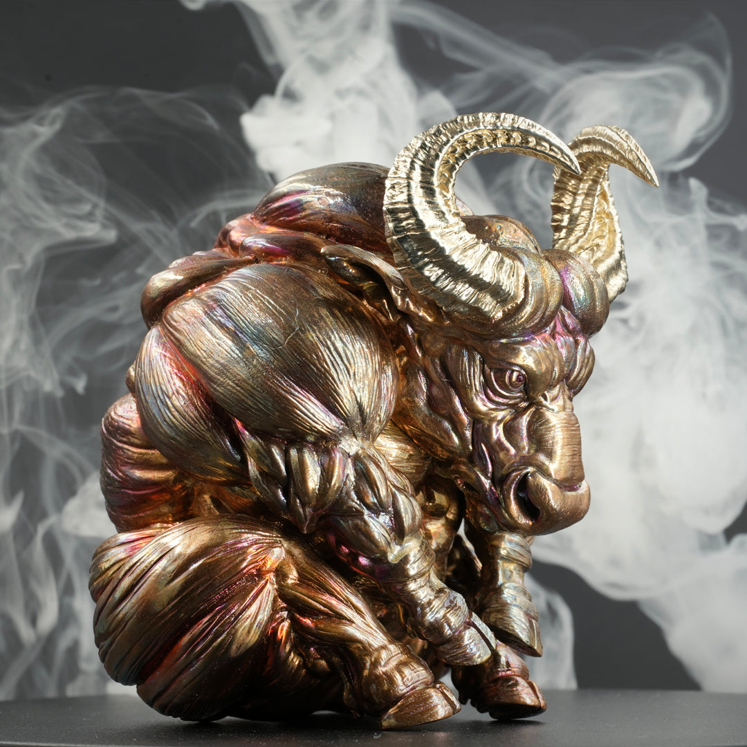 Minotaur Bull Bronze Statue