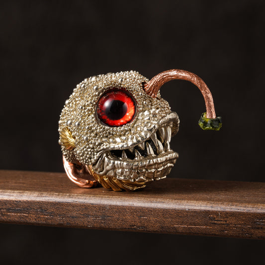 Anglerfish Bronze Figurine